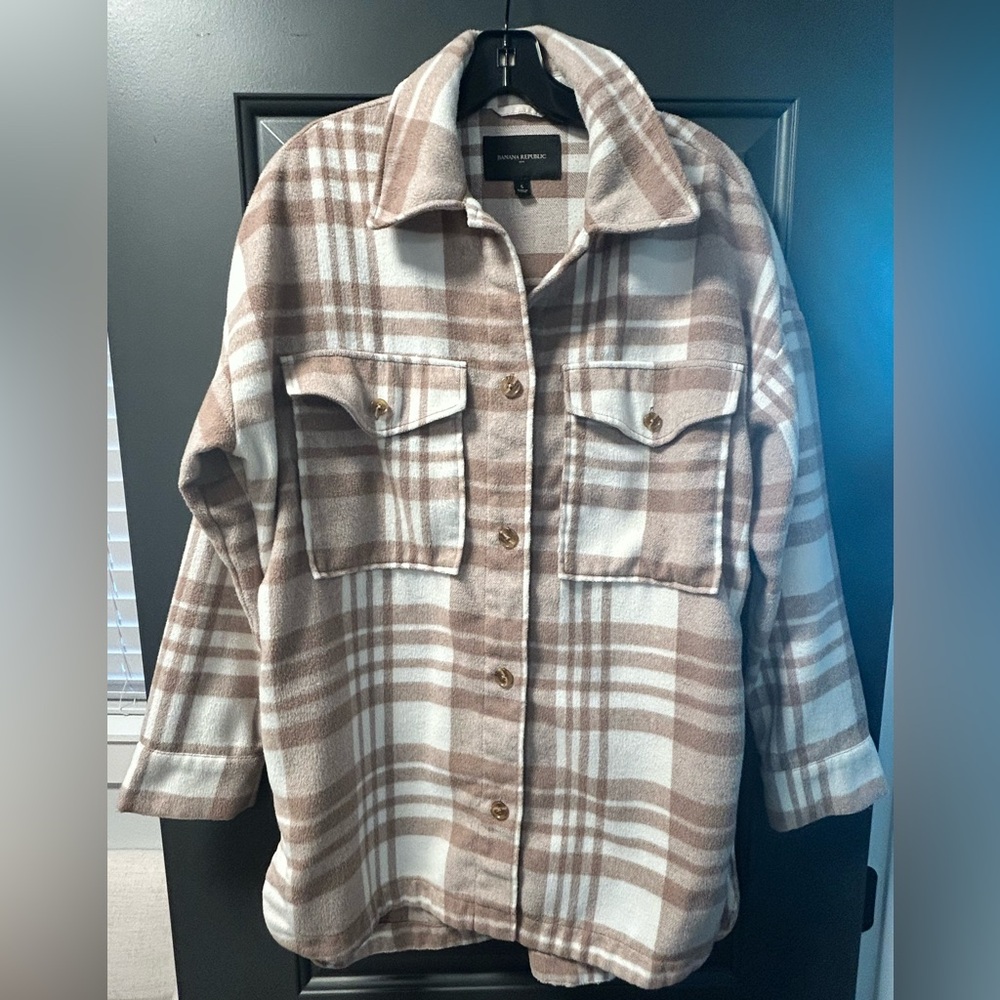 Cozy Plaid Shirt Jacket